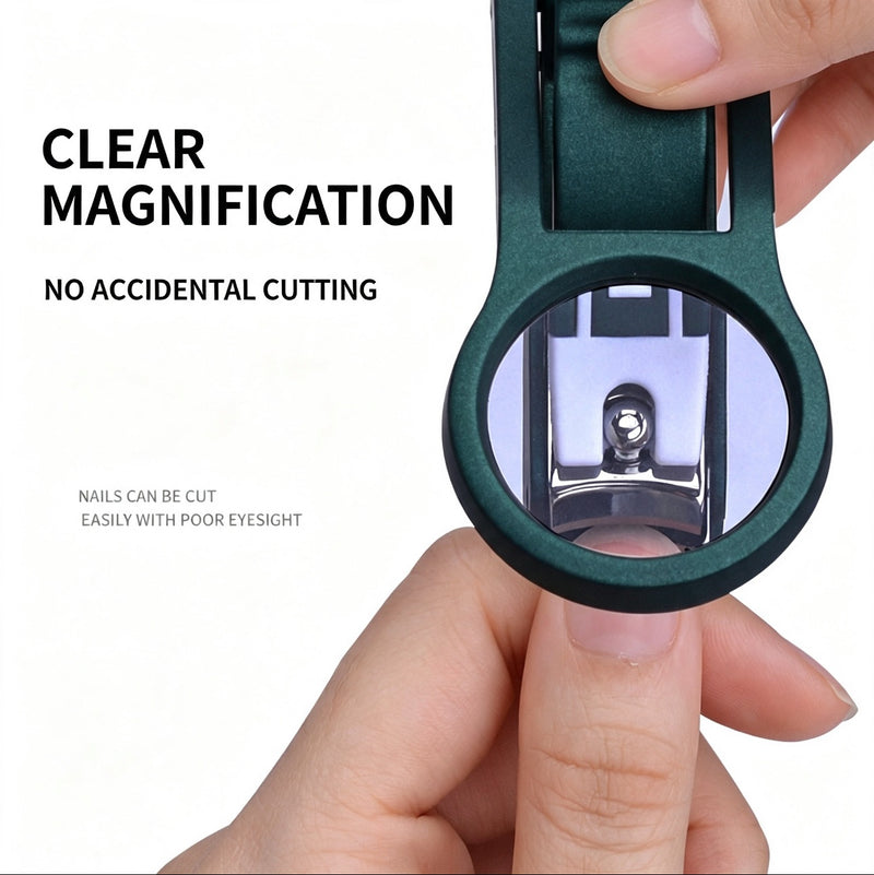 🔍 ClearView Easy-Grip Magnifying Nail Clipper