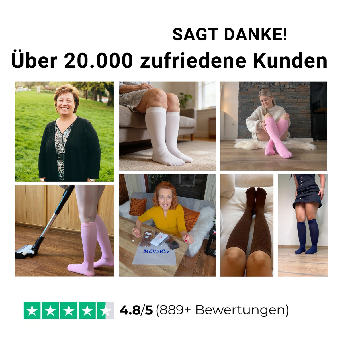 Klassische Kompressionsstrümpfe für Damen – Bequem und stilvoll durch den Tag