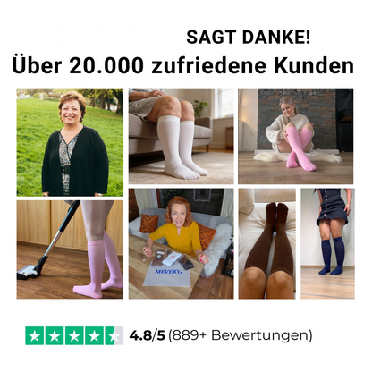 Klassische Kompressionsstrümpfe für Damen – Bequem und stilvoll durch den Tag