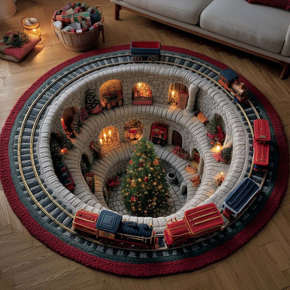 🎄 Weihnachtsteppich mit optischer 3D-Täuschung