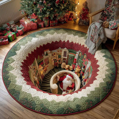 🎄 Weihnachtsteppich mit optischer 3D-Täuschung