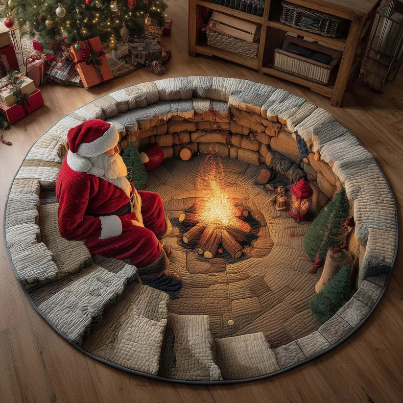 🎄 Weihnachtsteppich mit optischer 3D-Täuschung
