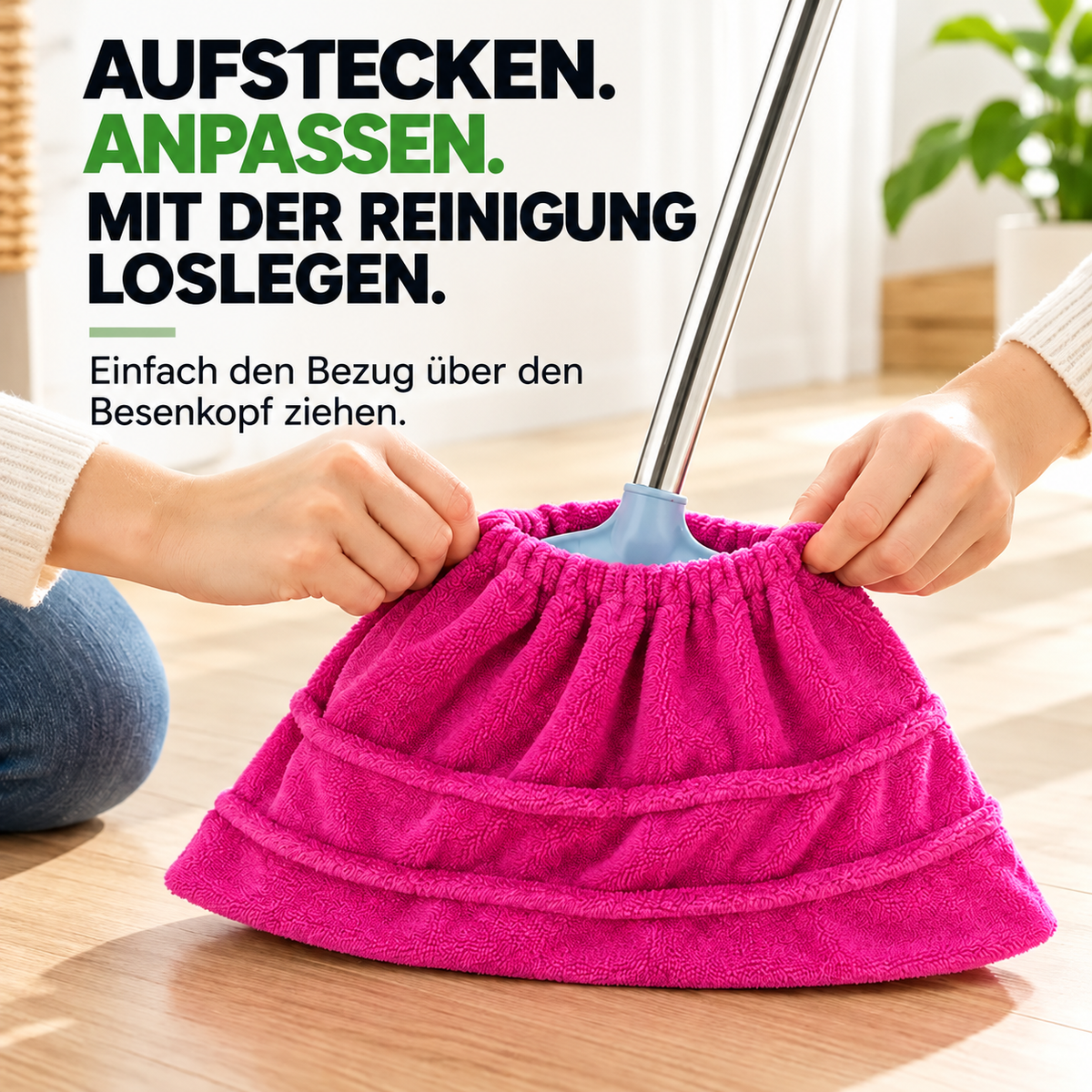 TYII™ Multifunktionaler Besenüberzug aus Korallenvlies