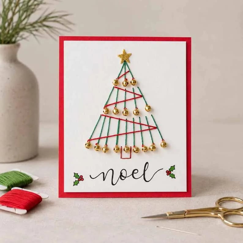 🎄Weihnachts-Bastelset „Fröhlich und brillant“ (6-teilig)