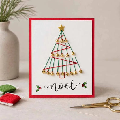 🎄Weihnachts-Bastelset „Fröhlich und brillant“ (6-teilig)