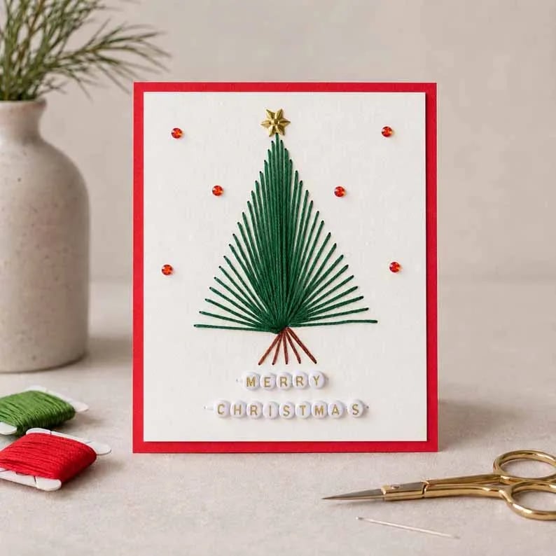 🎄Weihnachts-Bastelset „Fröhlich und brillant“ (6-teilig)