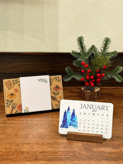 ✨🌱 Umweltfreundlicher Pflanzbarer „Timeless“ Saatgut-Kalender 2027 – Pflanzen, wachsen & genießen