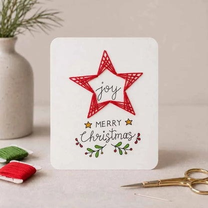 🎄Weihnachts-Bastelset „Fröhlich und brillant“ (6-teilig)