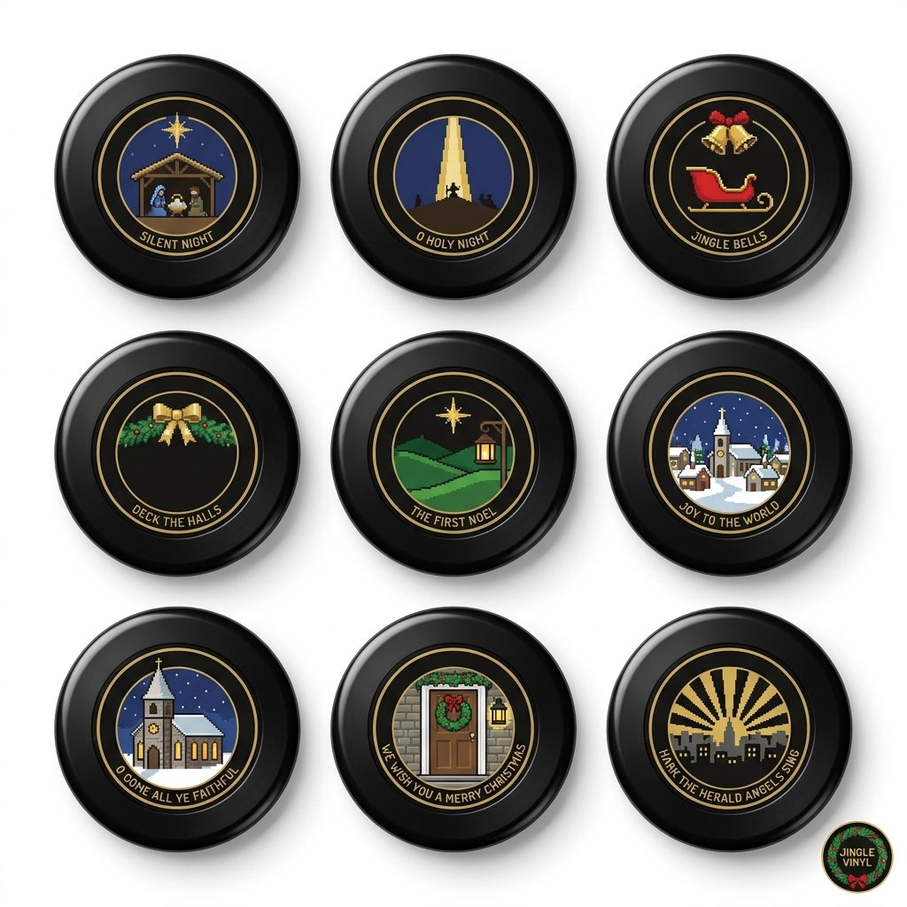TYIIPLUS™ Christmas Tunes Player – 9 Magnetic Discs