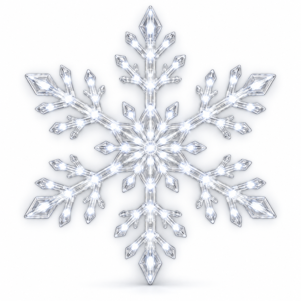 ❄️TYIIMAX LED-Schneeflocken-Wandleuchten-Set (12 Stück)