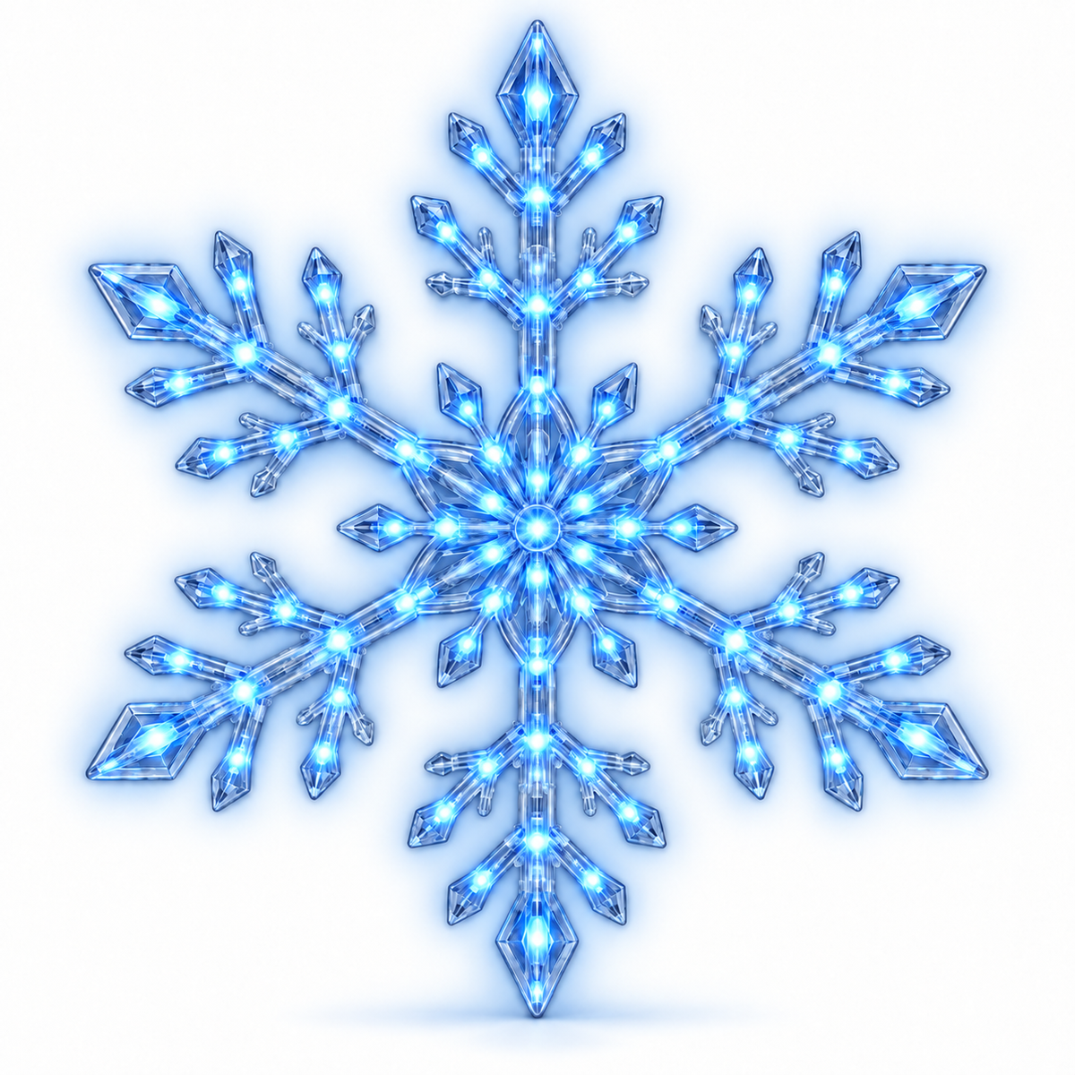 ❄️TYIIMAX LED-Schneeflocken-Wandleuchten-Set (12 Stück)