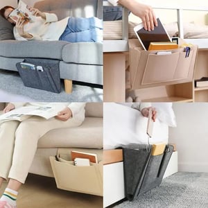 🥳TOP-ANGEBOT🥳💞Über 10.000 Stück verkauft! Nachttisch-Organizer mit vielen Fächern, aus weichem Filz & kinderleichter Montage. Alles griffbereit – hol dir deinen! ✅