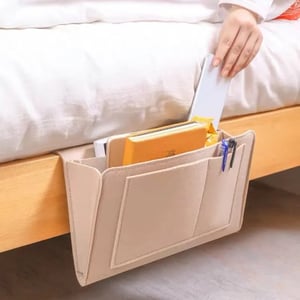 🥳TOP-ANGEBOT🥳💞Über 10.000 Stück verkauft! Nachttisch-Organizer mit vielen Fächern, aus weichem Filz & kinderleichter Montage. Alles griffbereit – hol dir deinen! ✅