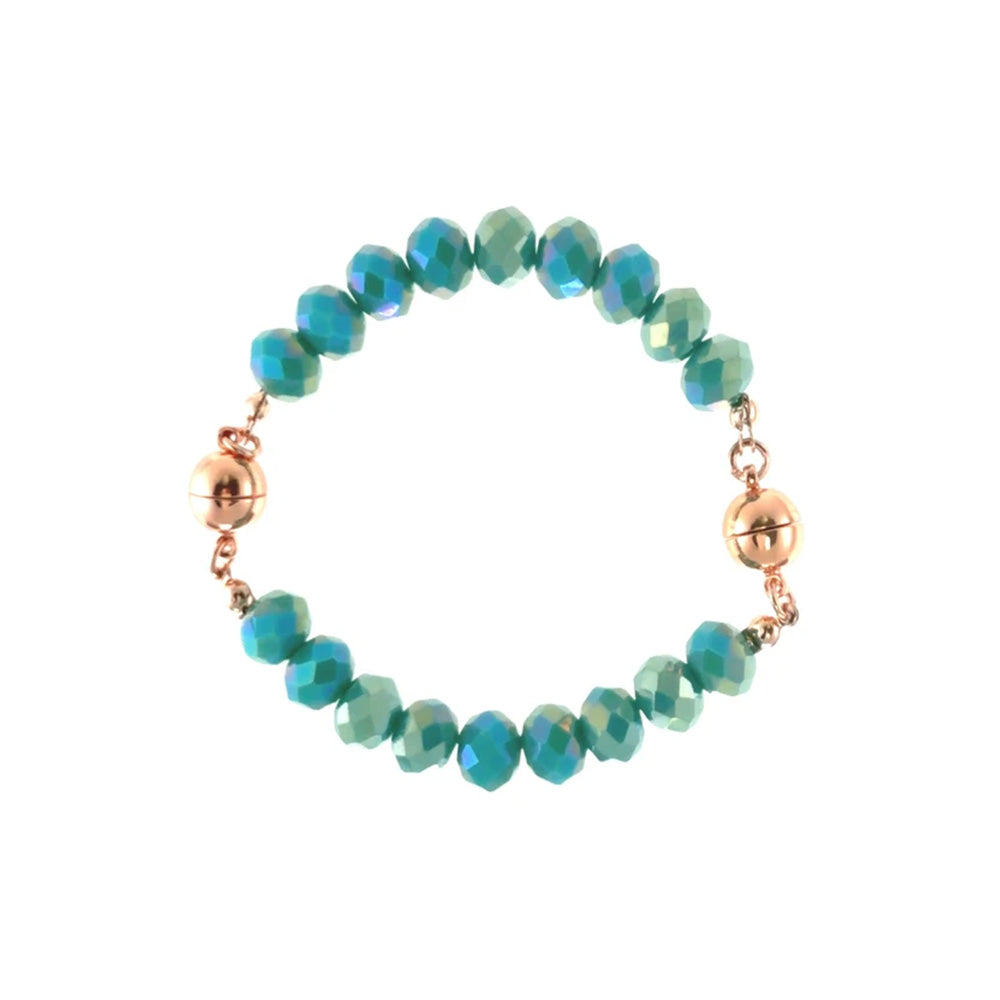 10-in-1 Magnetische Halskette – Turquoise Crystal